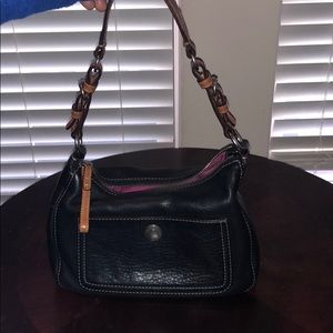 Black coach handbag